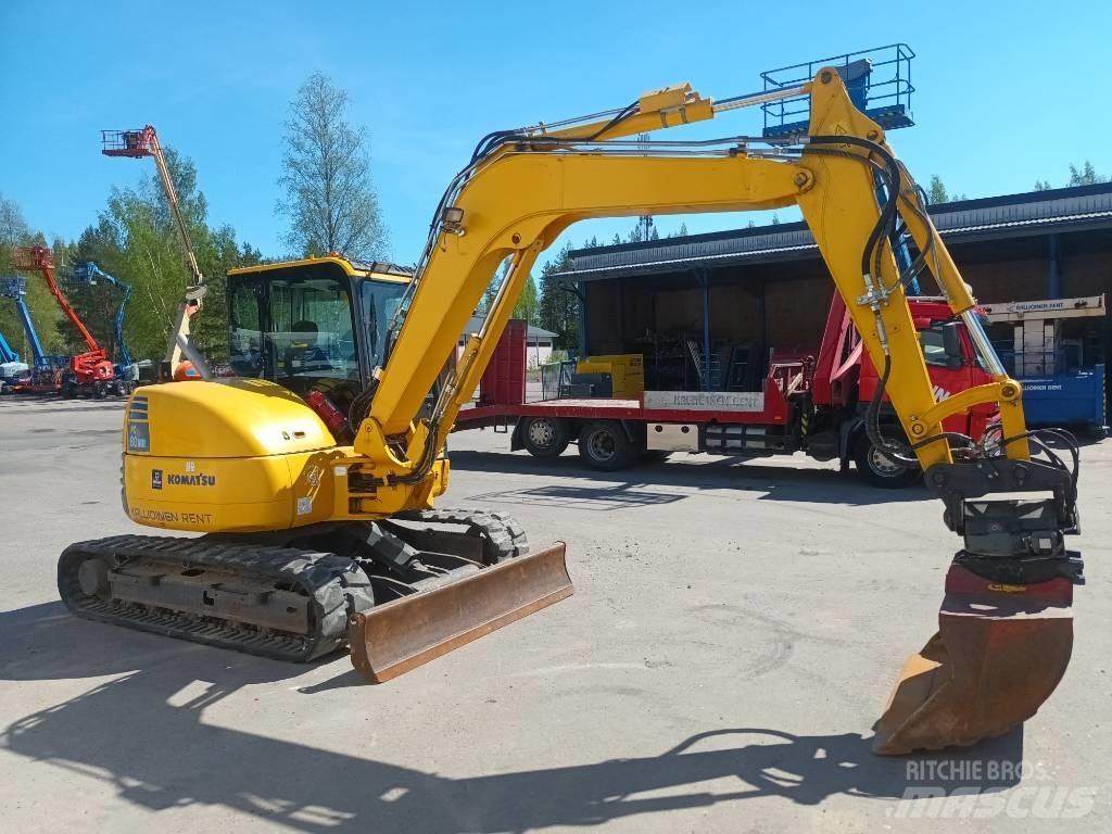 Komatsu PC 80 MR-3 Vidutinės galios ekskavatoriai 7-12 t