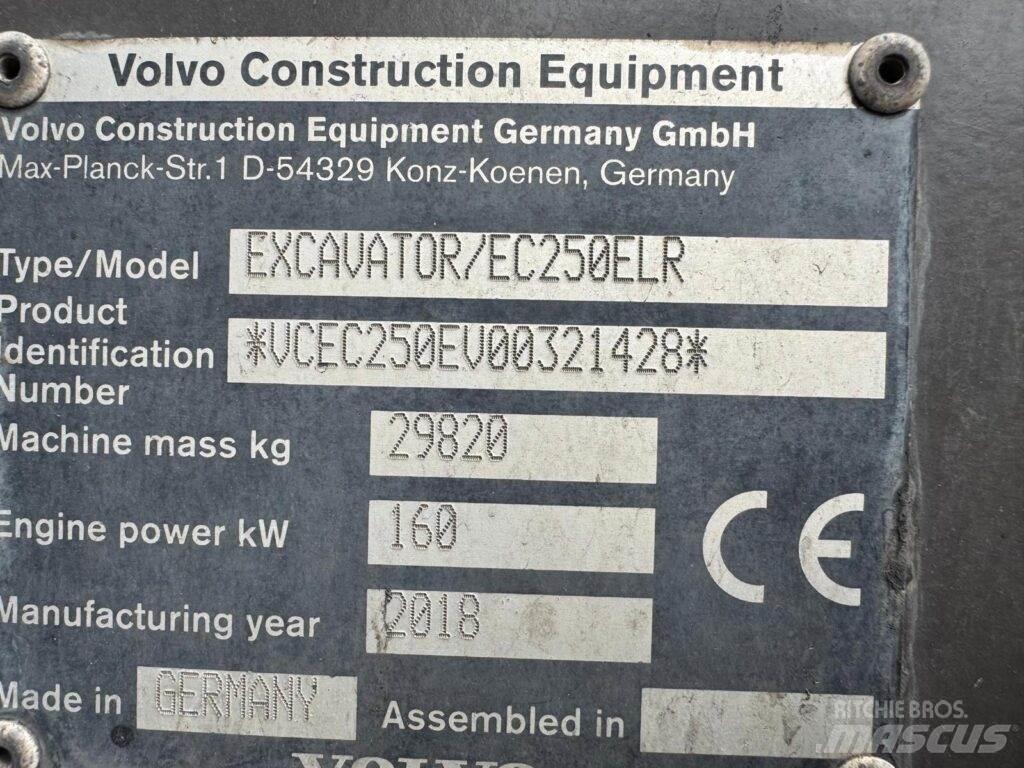 Volvo EC250ELR Vikšriniai ekskavatoriai