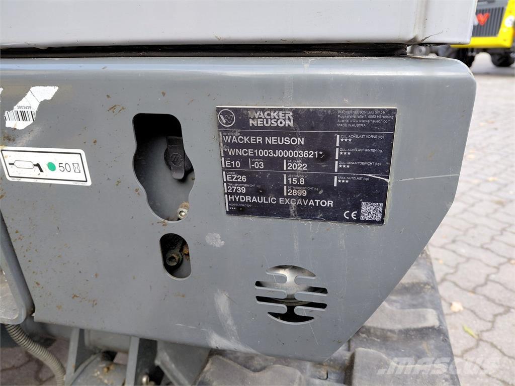 Wacker Neuson EZ26 Vikšriniai ekskavatoriai