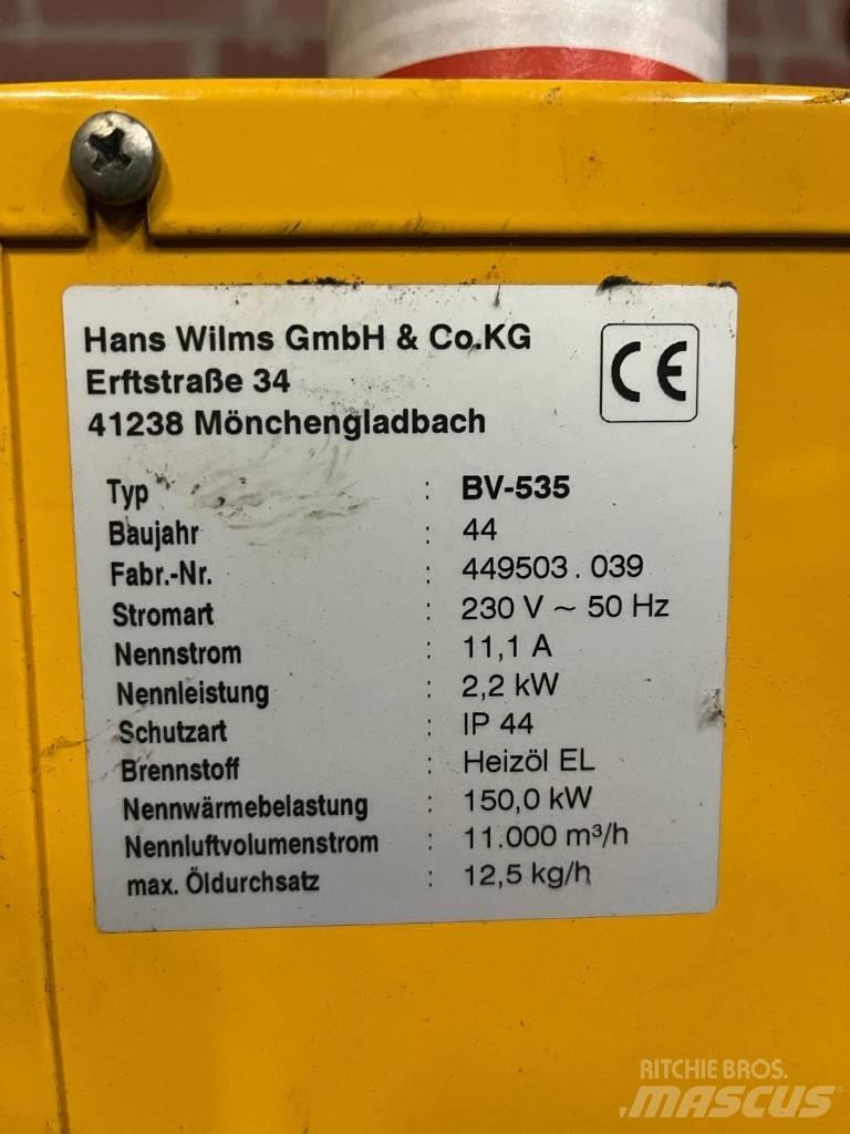 Wilms BV 535 Šildymo ir šaldymo įranga
