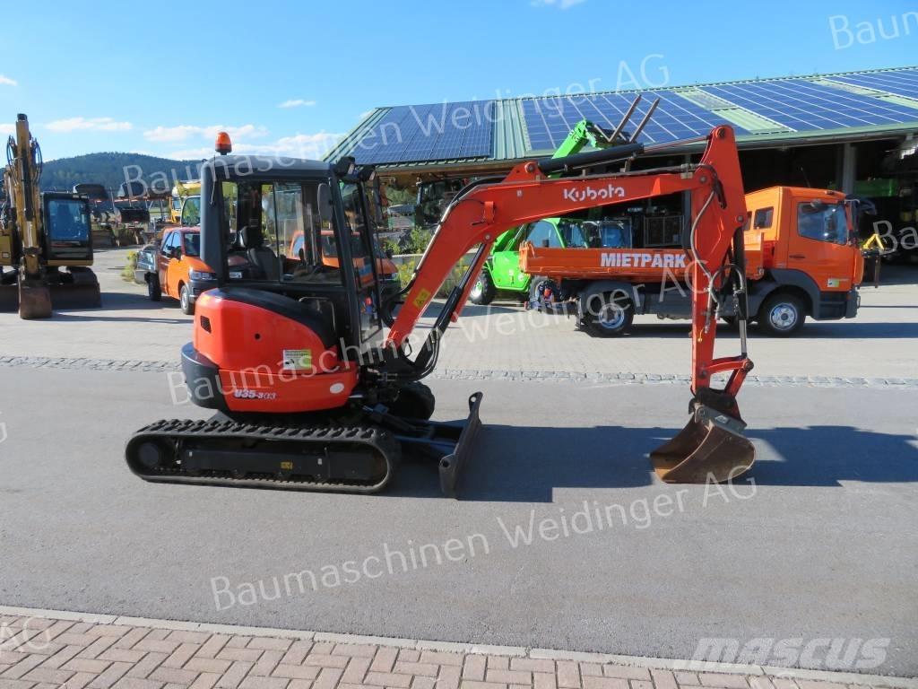 Kubota U 35-3 Mini ekskavatoriai < 7 t
