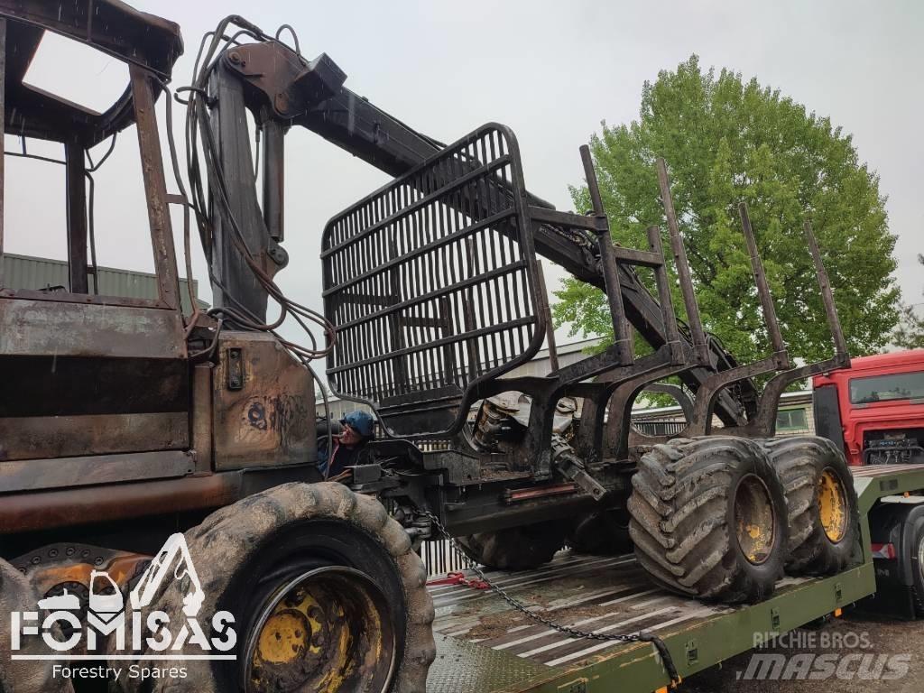 Timberjack 810B Važiuoklė ir suspensija