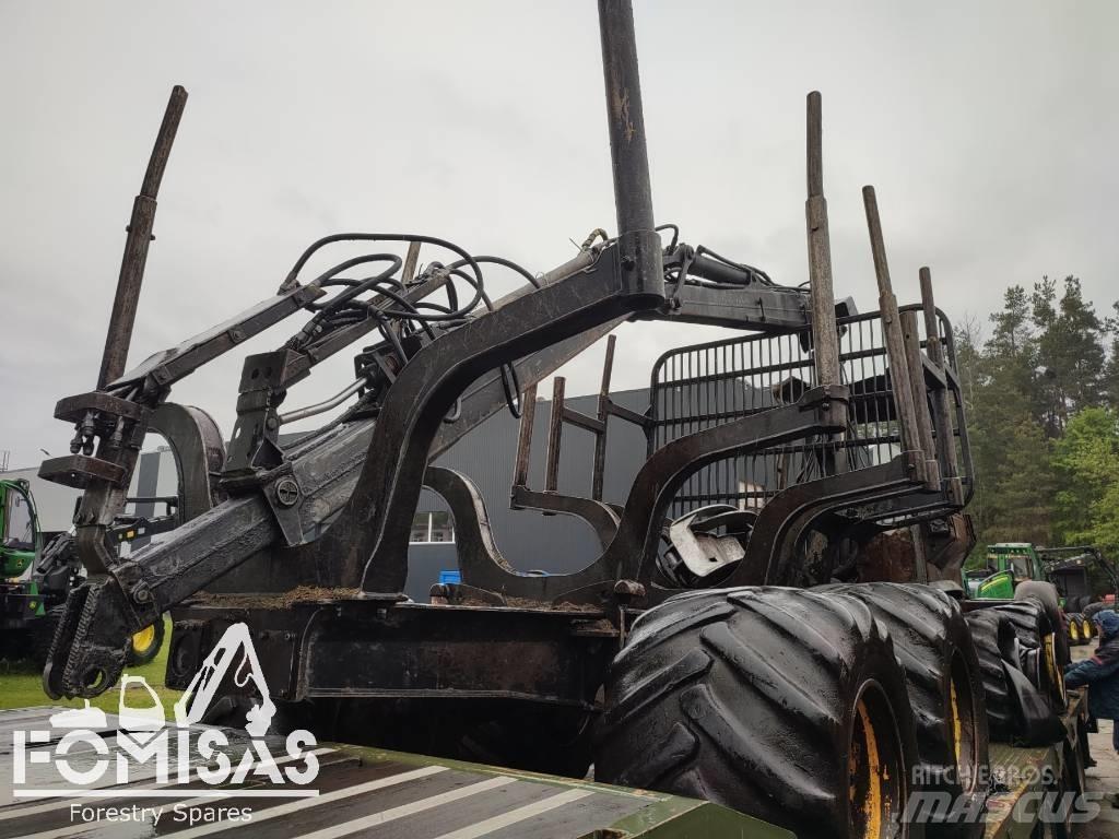 Timberjack 810B Važiuoklė ir suspensija