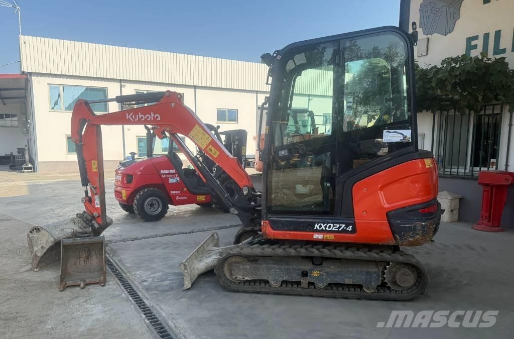Kubota KX 027-4 Mini ekskavatoriai < 7 t