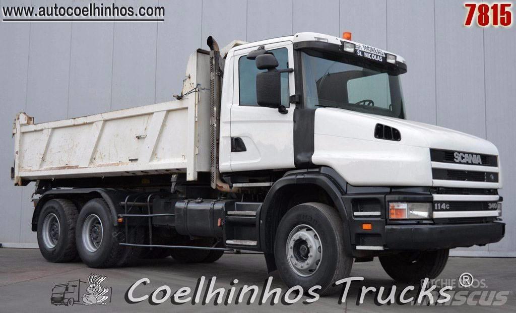 Scania T114 C 340 Savivarčių priekabų vilkikai