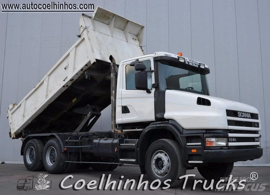 Scania T114 C 340 Savivarčių priekabų vilkikai