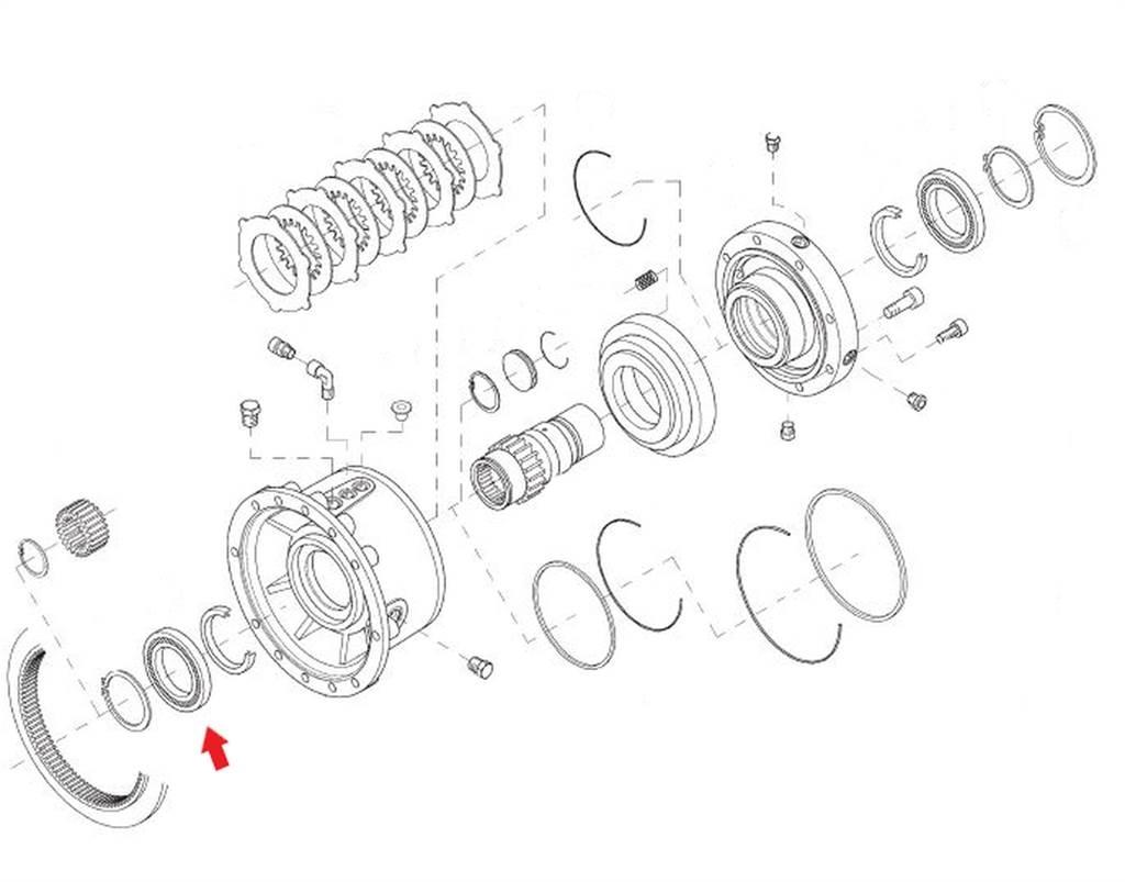 Ponsse 0037701 Transmisijos
