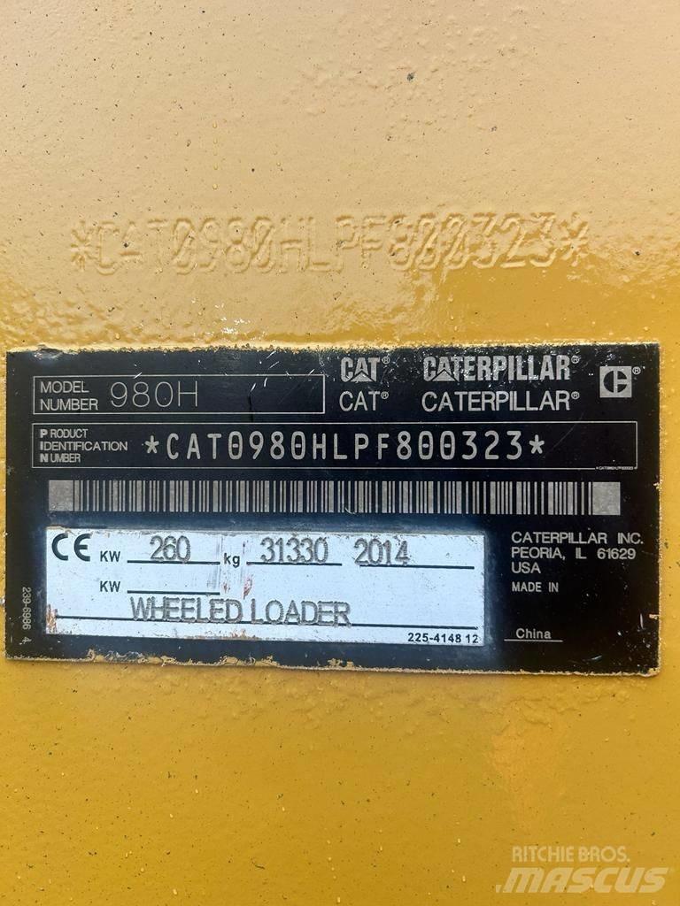CAT 980H Naudoti ratiniai krautuvai