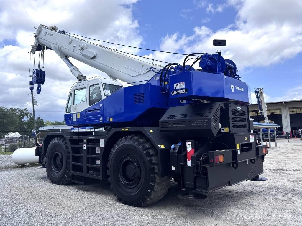 Tadano GR 750 XL Neapdoroto reljefo kranai