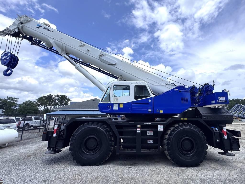 Tadano GR 750 XL Neapdoroto reljefo kranai