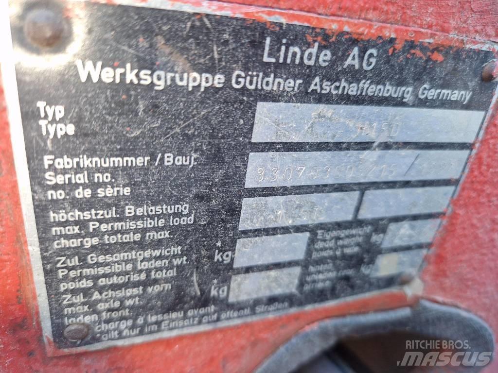 Linde H 15 D Dyzeliniai krautuvai