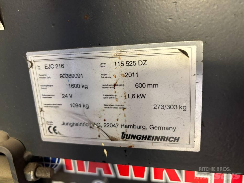Jungheinrich EJC216 Rankiniai vėžimėliai