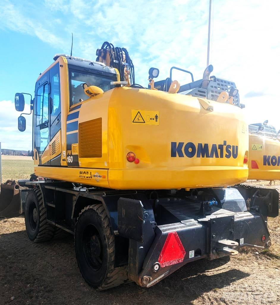 Komatsu PW160-11 Ratiniai ekskavatoriai