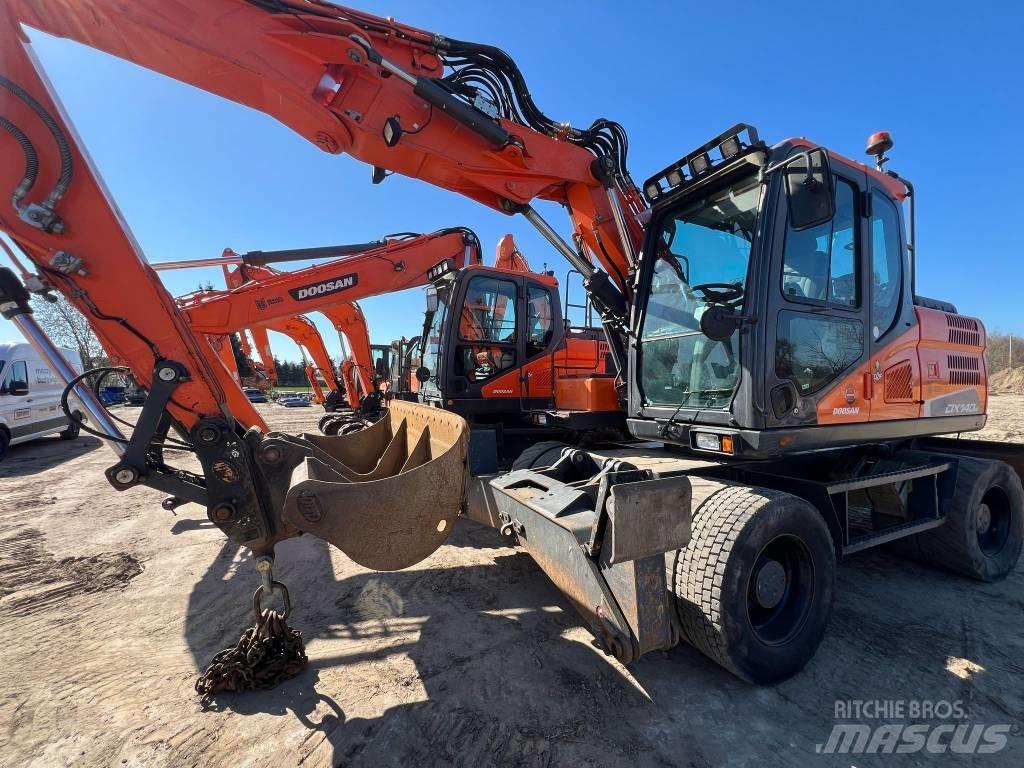 Doosan DX140W-5 Ratiniai ekskavatoriai