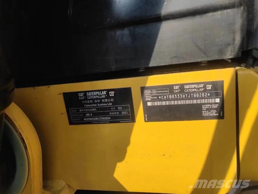 CAT 2021 CAT 333 Vikšriniai ekskavatoriai