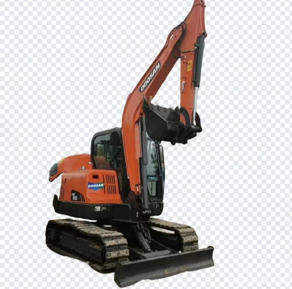 Doosan DX60 Mini ekskavatoriai < 7 t