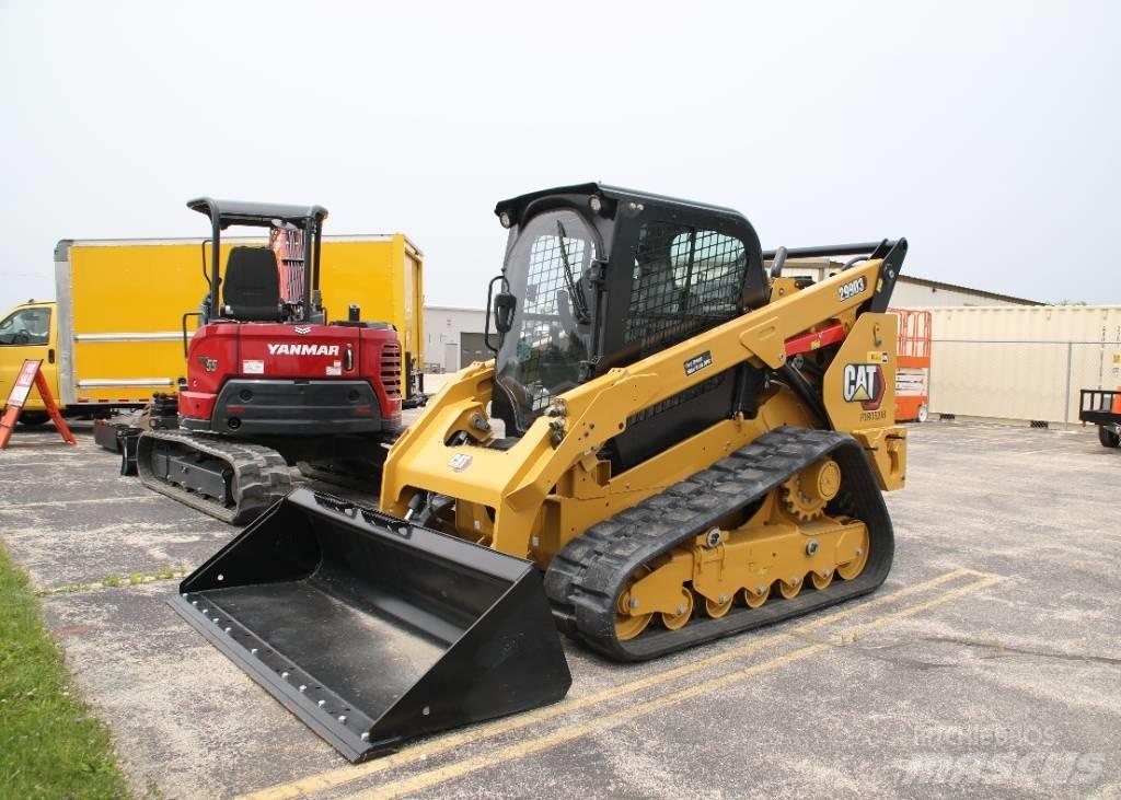 CAT 299D3 Krautuvai su šoniniu pasukimu