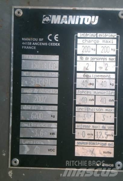 Manitou 150 AETJC Alkūniniai keltuvai