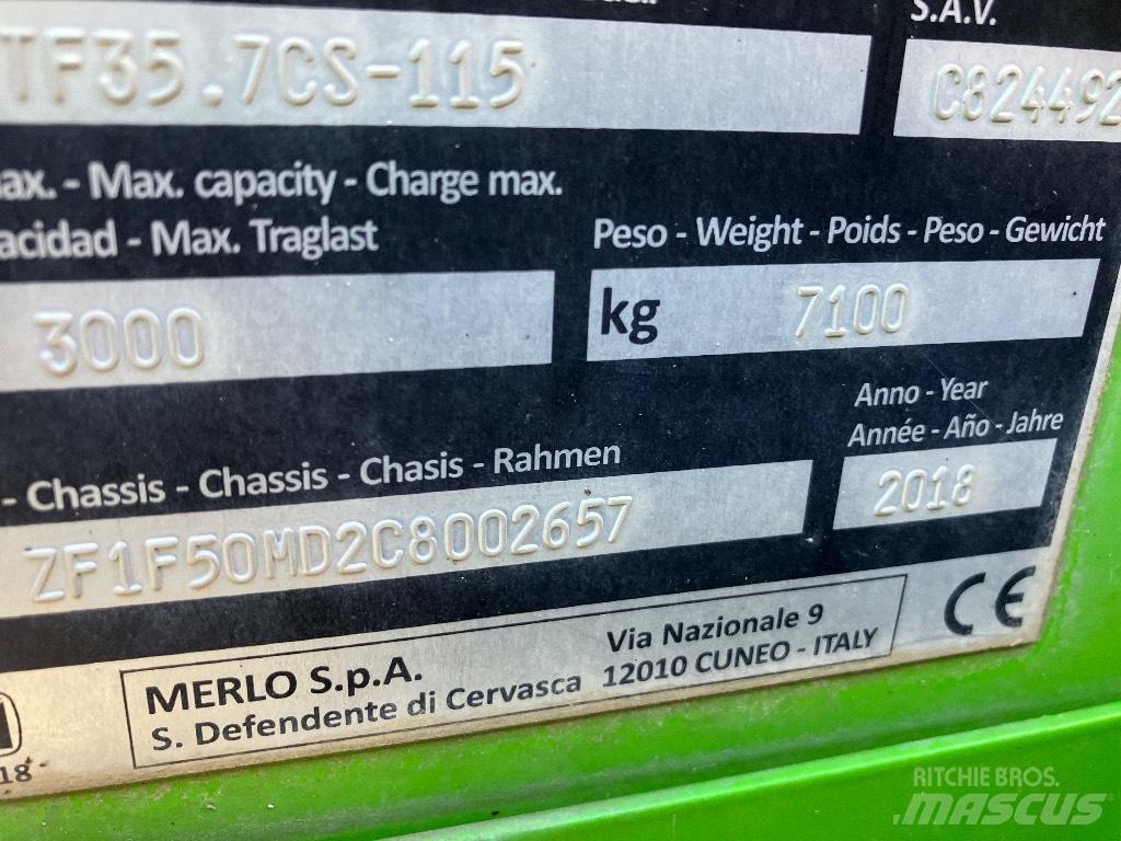 Merlo 35.7 CS Teleskopiniai krautuvai žemės ūkiui