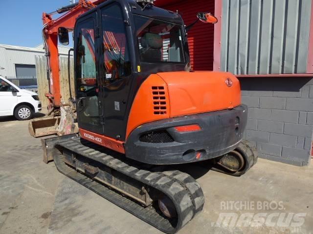 Kubota KX 080-4 Vidutinės galios ekskavatoriai 7-12 t
