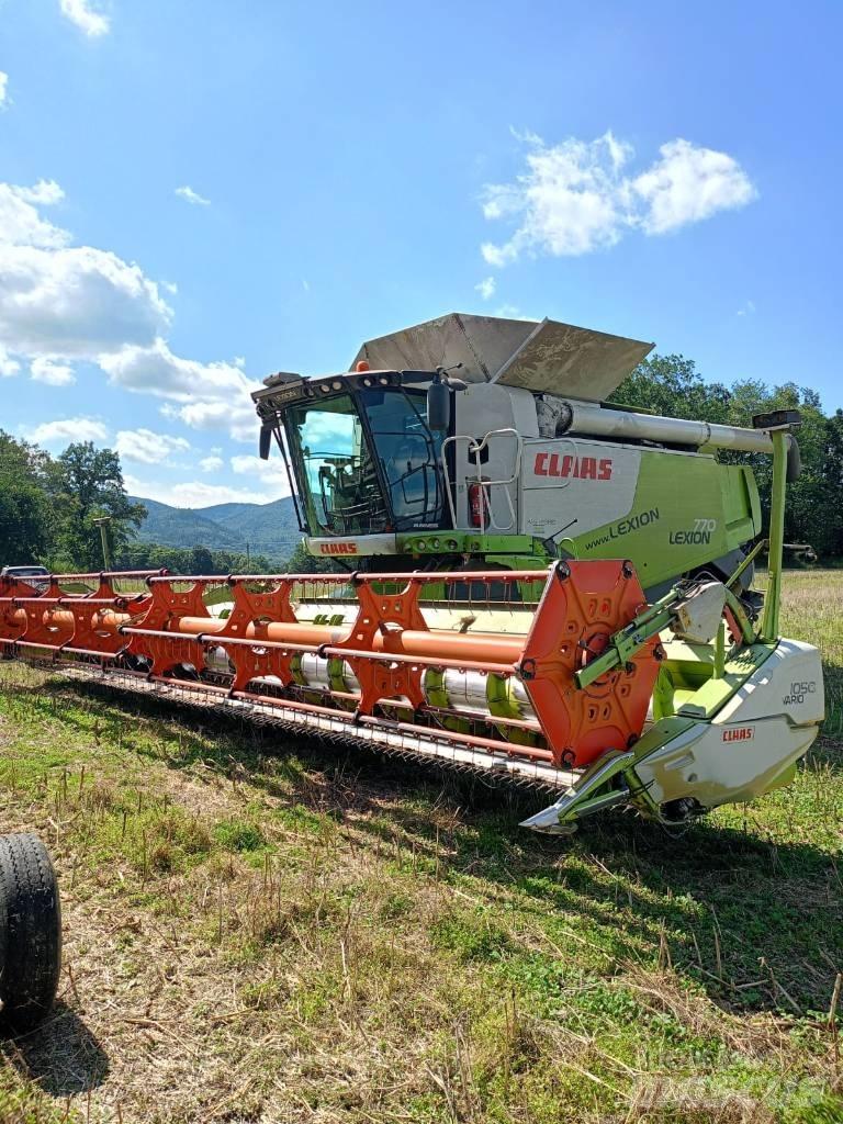 CLAAS Lexion 770 TT Derliaus nuėmimo kombainai