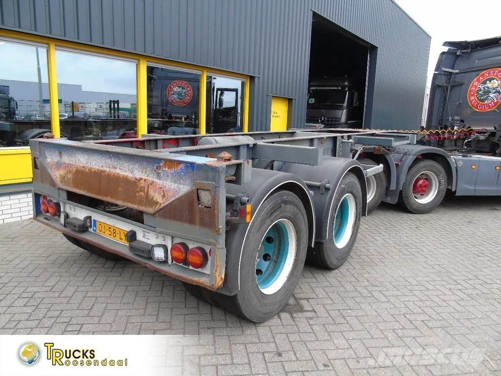  TR'AX 2 AXLE + 20FT Konteinerių puspriekabės