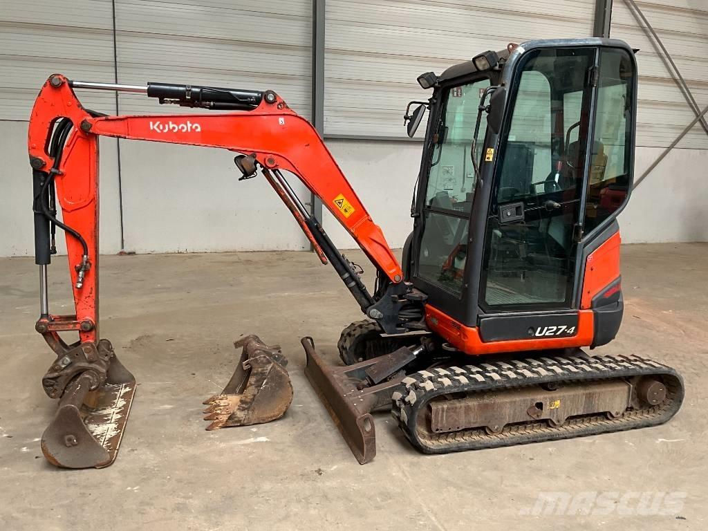 Kubota U 27-4 Mini ekskavatoriai < 7 t