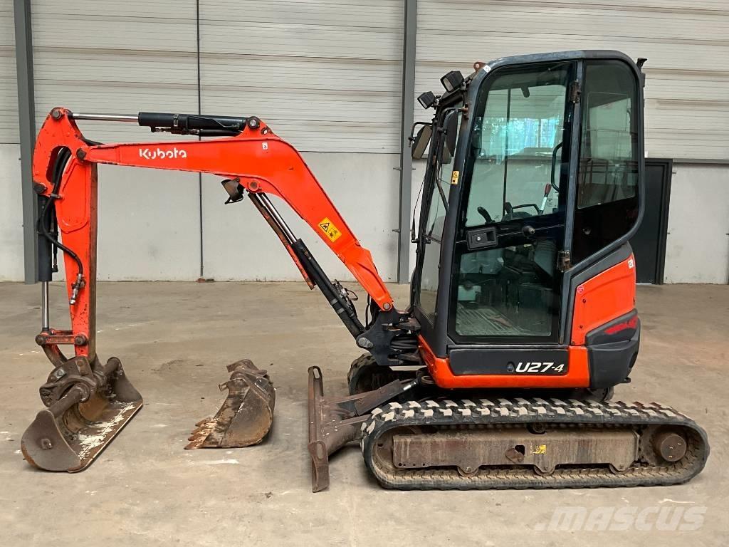 Kubota U 27-4 Mini ekskavatoriai < 7 t