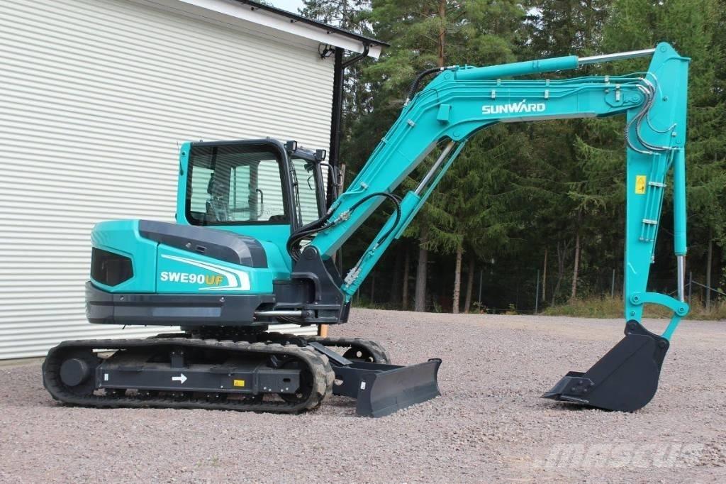 Sunward SWE 90 UF Vidutinės galios ekskavatoriai 7-12 t