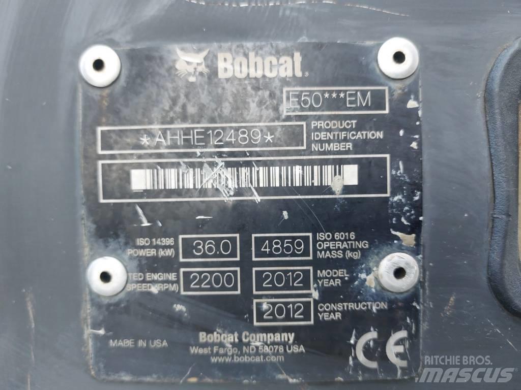 Bobcat E 50 EM Mini ekskavatoriai < 7 t