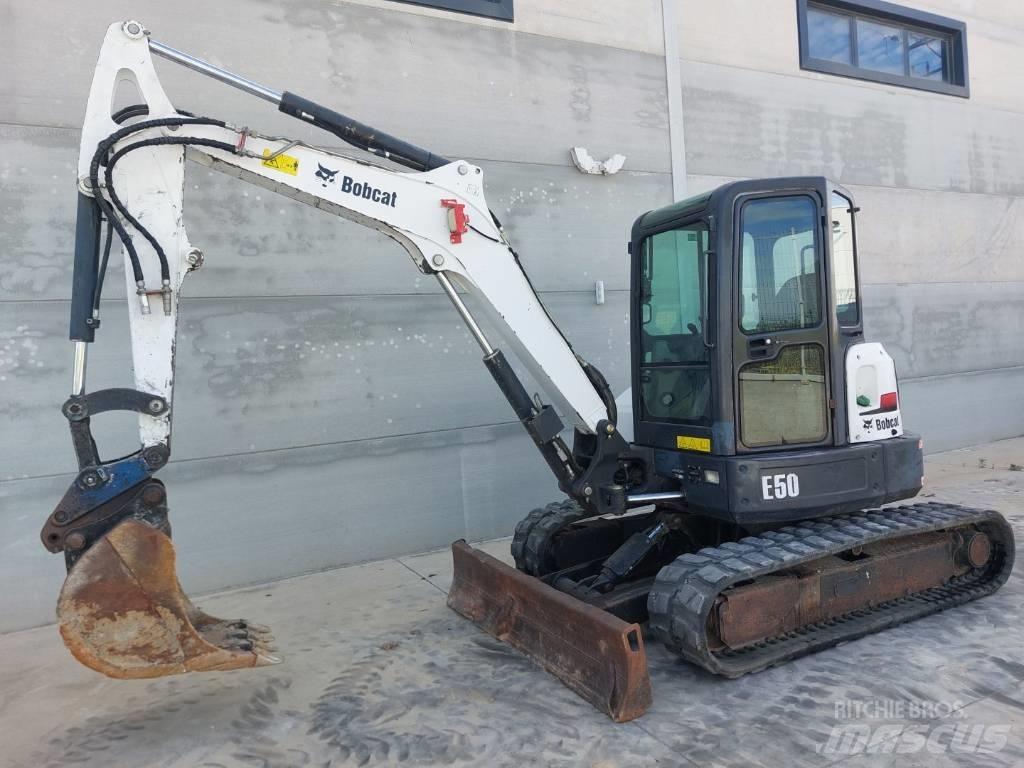 Bobcat E 50 EM Mini ekskavatoriai < 7 t