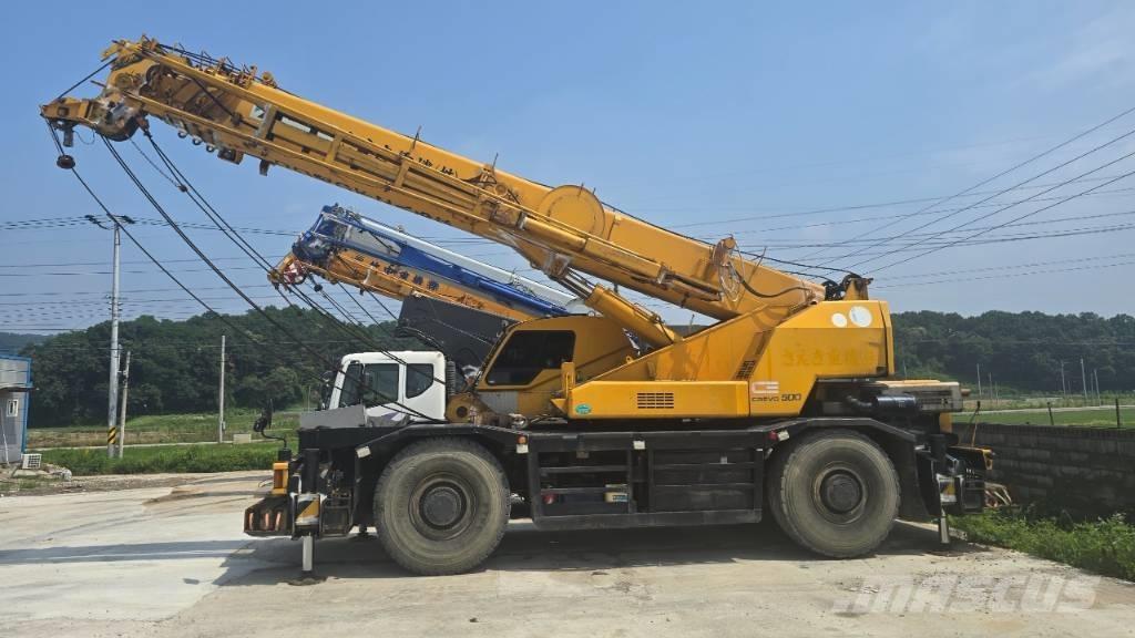 Tadano TR500M-3 Neapdoroto reljefo kranai