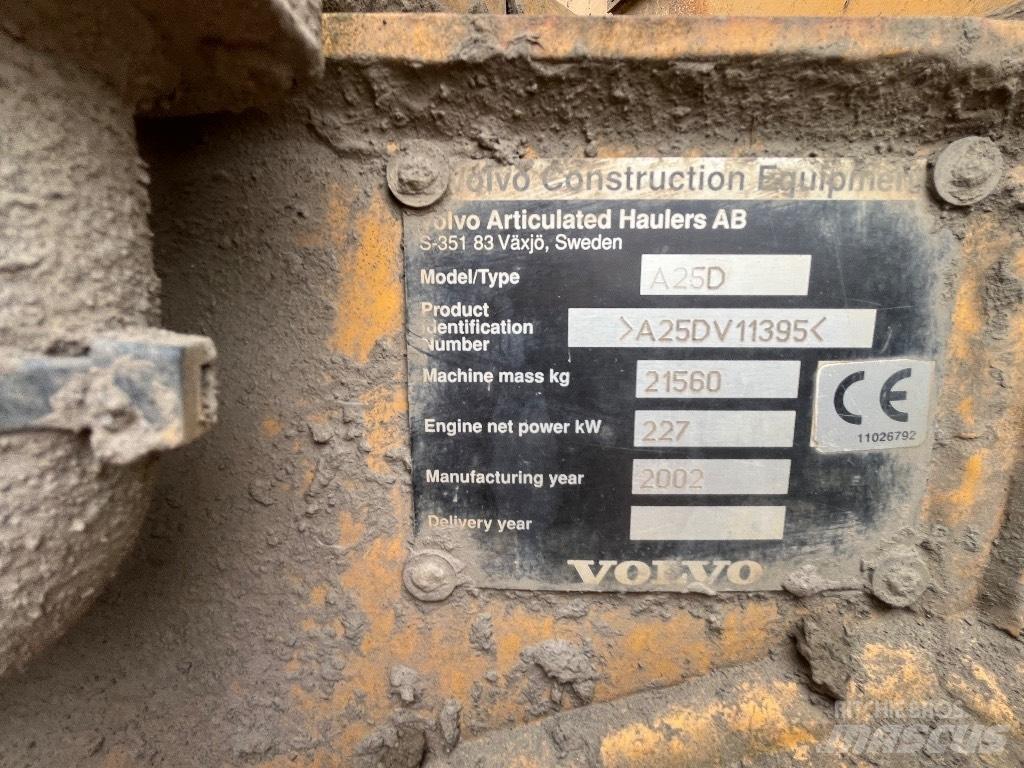 Volvo A 25 D Karjeriniai savivarčiai