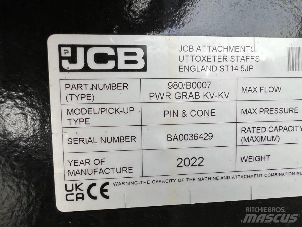 JCB GRAB Kiti krovimo ir kasimo mechanizmai ir jų priedai