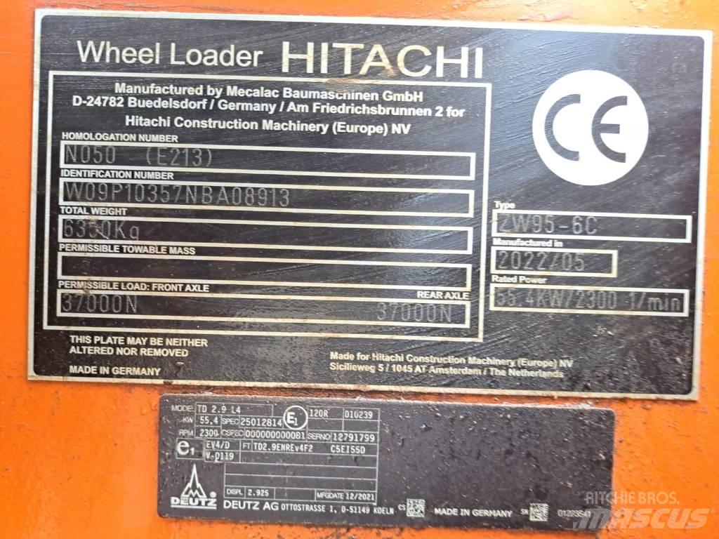 Hitachi ZW 95-6 Naudoti ratiniai krautuvai