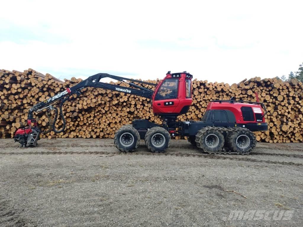 Komatsu 901 XC Miško technika (Harvesteriai)