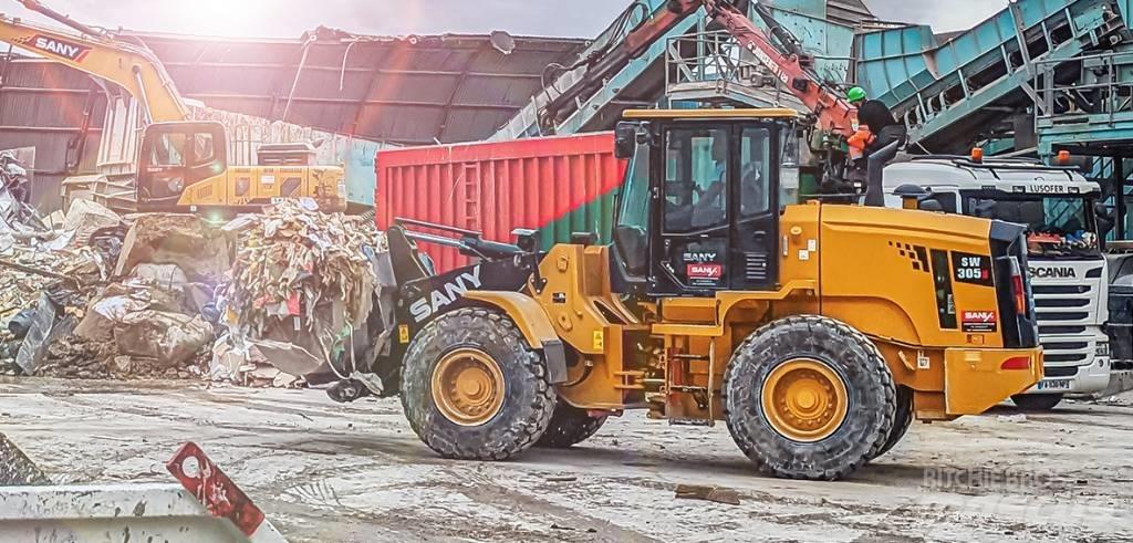 Sany SW 305 K5 Naudoti ratiniai krautuvai