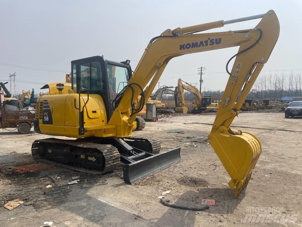 Komatsu PC56 Mini ekskavatoriai < 7 t