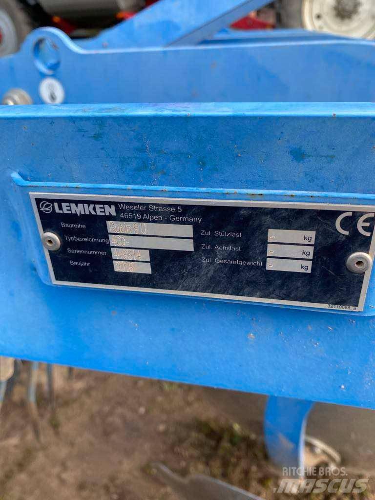 Lemken Rubin 9/400 U Varomosios akėčios ir žemės frezos