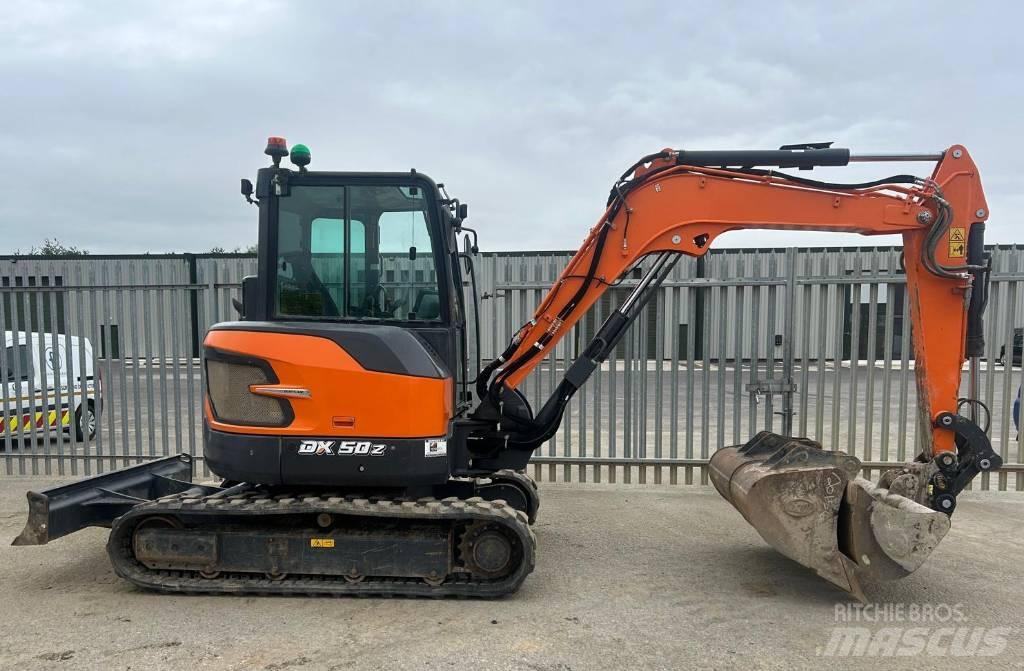Doosan DX50Z-7 Mini ekskavatoriai < 7 t