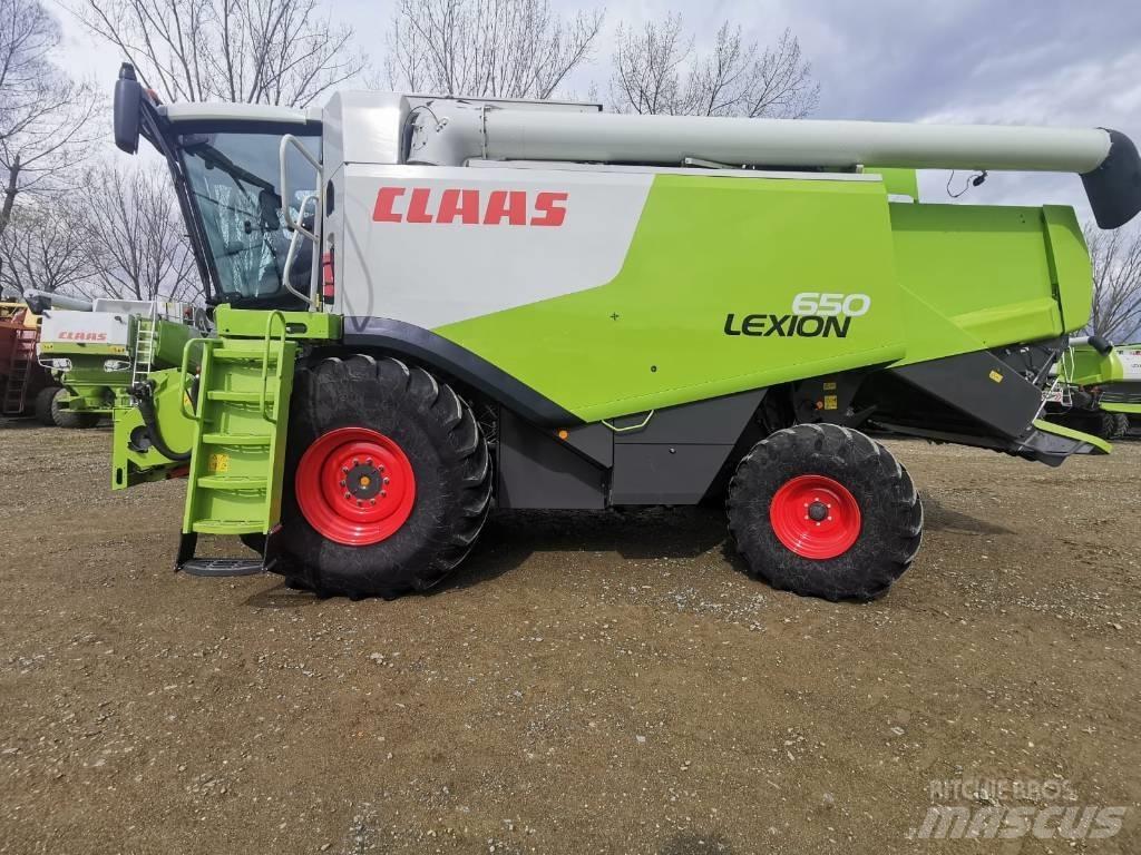 CLAAS Lexion 650 Derliaus nuėmimo kombainai