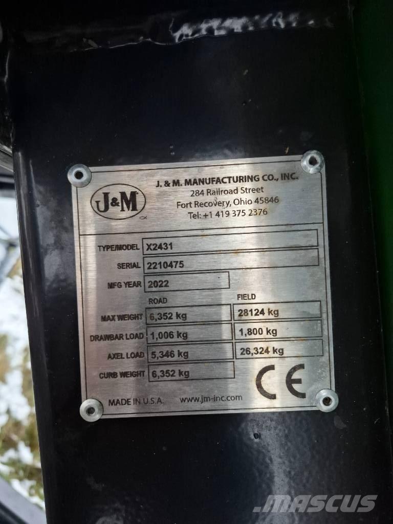 J&M X2431 Grūdų vežimėliai