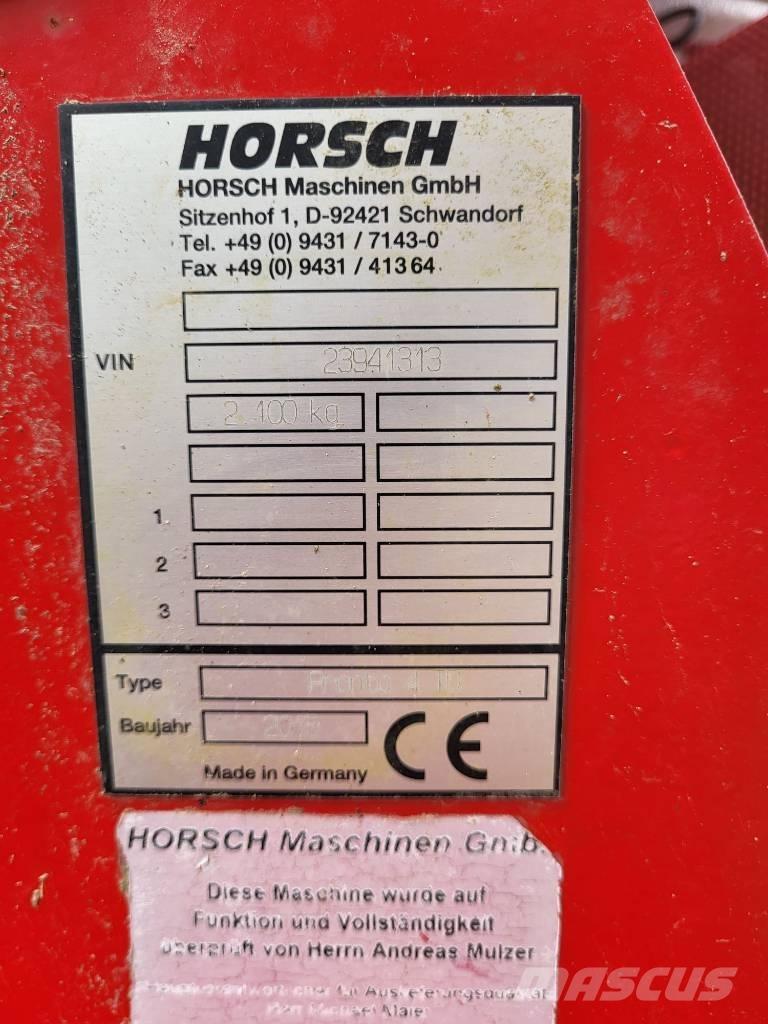 Horsch Pronto 4 TD Sėjimo technika