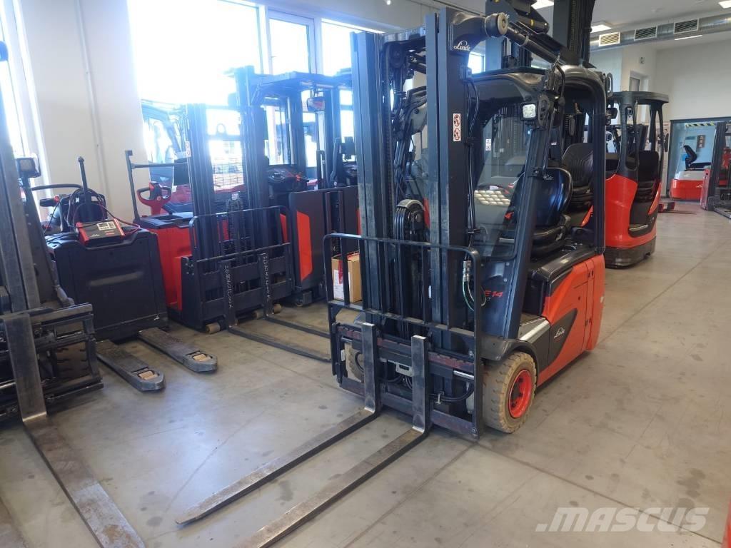 Linde E 14 Elektriniai šakiniai krautuvai