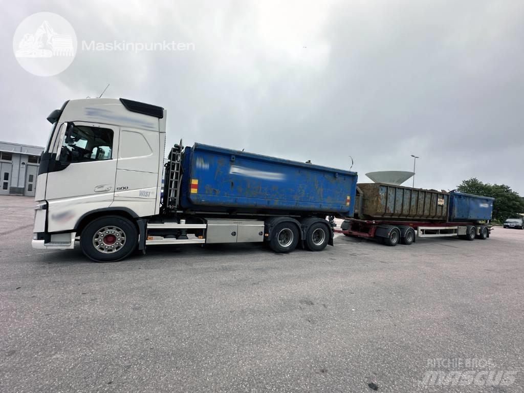Volvo FH 500 EKIPAGE Sunkvežimiai su keliamuoju kabliu