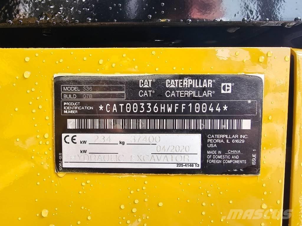 CAT 336 Next Gen Vikšriniai ekskavatoriai