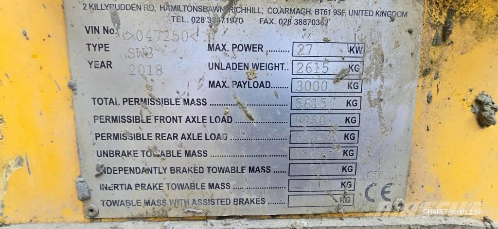 NC SW 3 Statybiniai savivarčiai sunkvežimiai