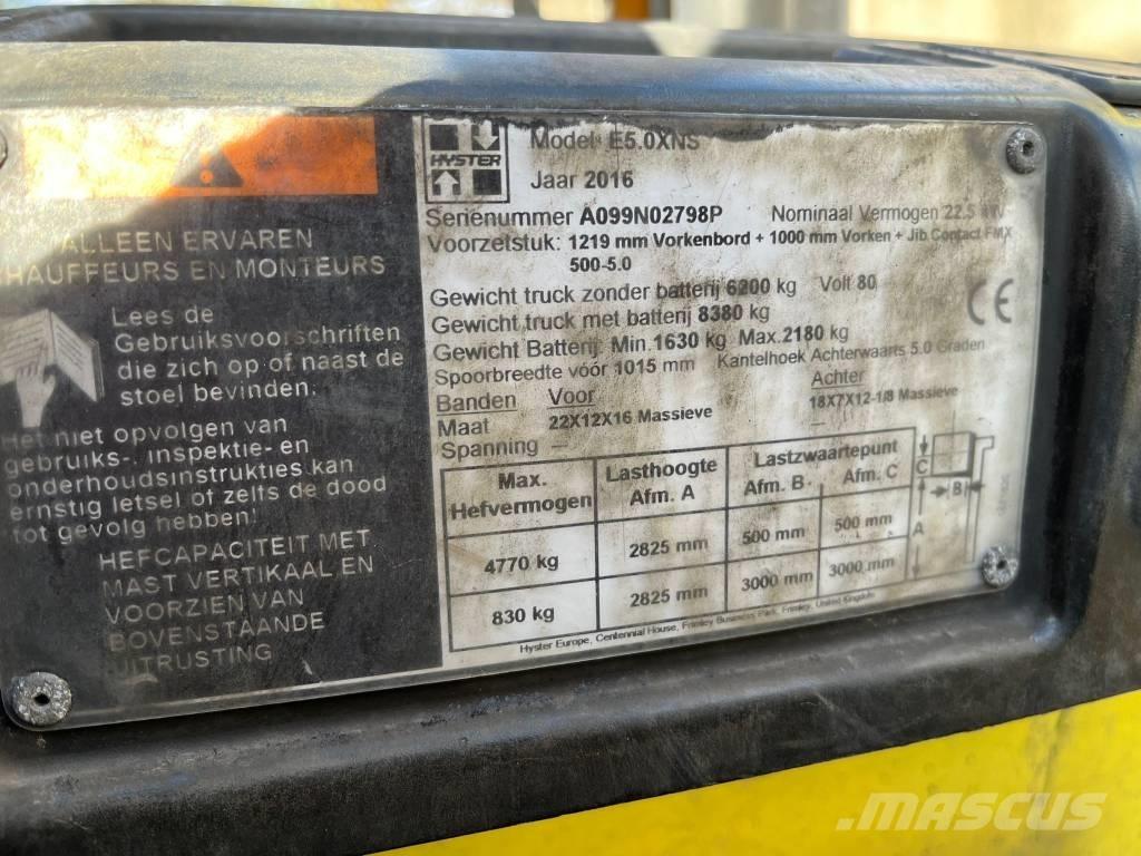 Hyster E5.OXNS Elektriniai šakiniai krautuvai
