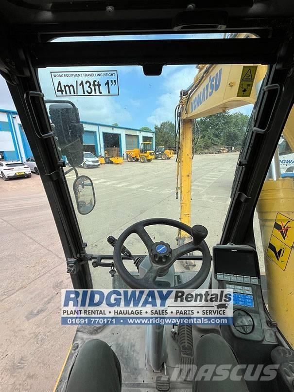 Komatsu PW 148-11 Ratiniai ekskavatoriai