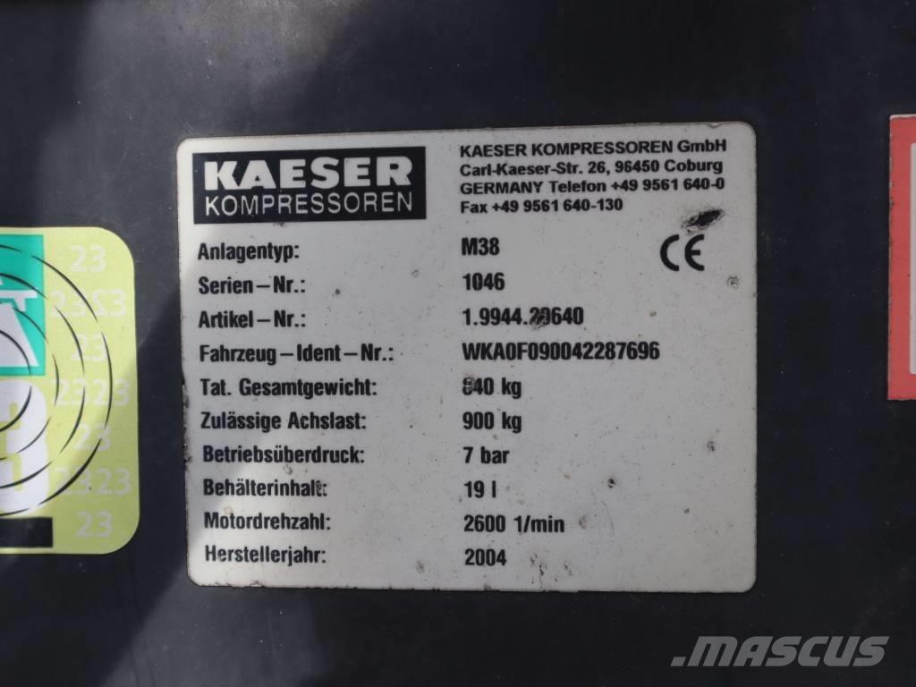 Kaeser M 38 Kompresoriai